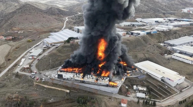 Kırıkkale'de kimya fabrikasında yangın