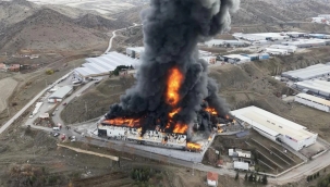 Kırıkkale'de kimya fabrikasında yangın