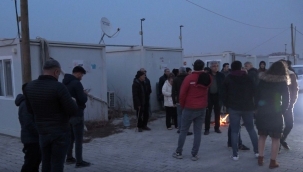 Konteyner kentte tahliye için elektrikler kesildi