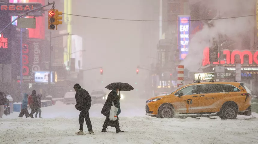 ABD'de kar fırtınası: 5 ölü