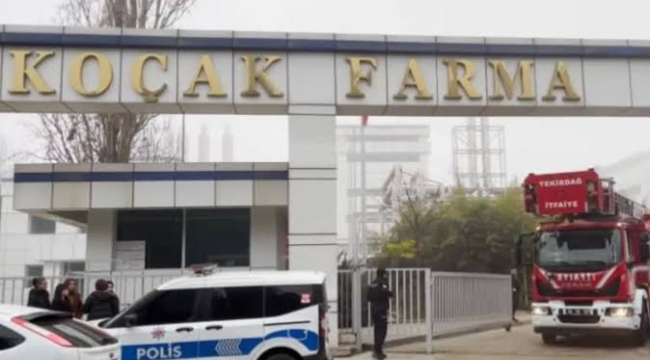 Çerkezköy'de ilaç fabrikasında patlama: 4 yaralı