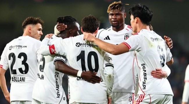 Beşiktaş deplasmanda Başakşehir'i 3 - 2 yendi