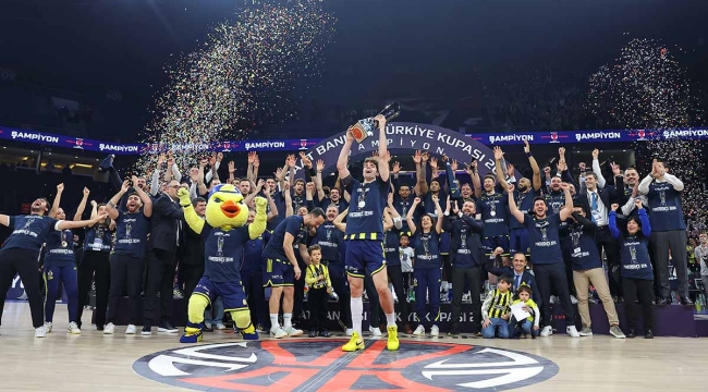 Türkiye Kupası'nda şampiyon Fenerbahçe Beko