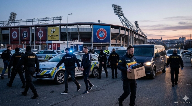 Çek futbolunda şike operasyonu