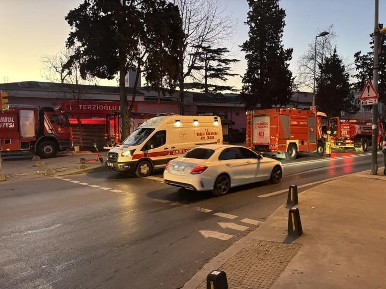 İstanbul'da hastane yangını