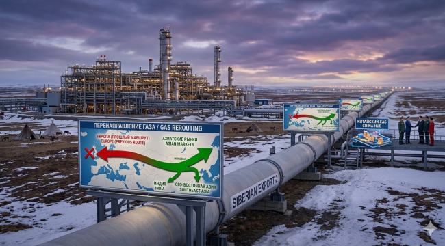 Rusya gaz ihracatını Avrupa'dan Asya'ya çevirdi