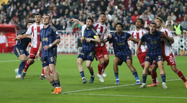 Süper Lig 24. hafta: Fenerbahçe 2-2 Antalyaspor
