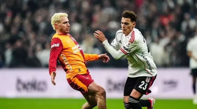 Süper Lig 25. hafta: Beşiktaş 0-1 Galatasaray