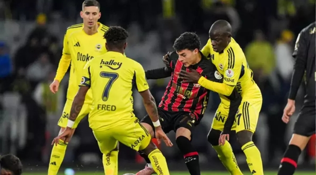 Süper Lig 26. hafta: Karagümrük 2-0 Fenerbahçe