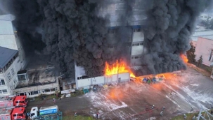 Trabzon'da fındık fabrikasında yangın: 3 yaralı