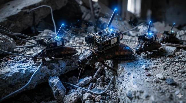 Yeni nesil robotik casus hamam böcekleri