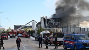 Ankara'da boya fabrikasında yangın: 1 can kaybı