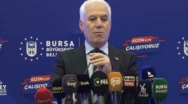 Bursa B. B. Başkanı Bozbey görevden uzaklaştırıldı