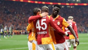 Galatasaray, derbide Fenerbahçe'yi 3 - 0 yendi