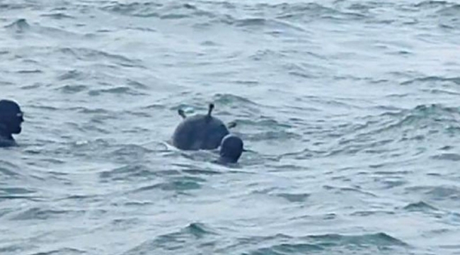 İğneada açıklarında mayın imha edildi