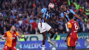 Süper Lig 28. hafta: Trabzonspor 2-1 Galatasaray