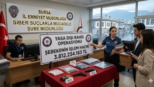 Bursa'da yasa dışı bahis operasyonu