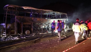 Denizli'de otobüs bariyerlere çarptı: 8 ölü