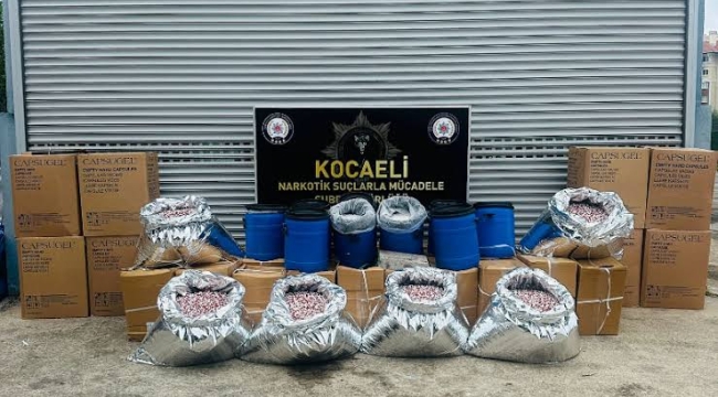 Kocaeli Gebze'de uyuşturucu operasyonu