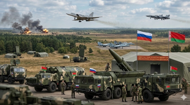 Rusya ve Belarus'dan ortak tatbikat