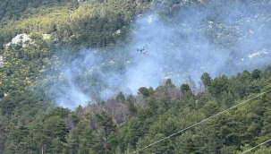 Antalya Kaş'ta orman yangını