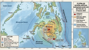 Filipinler'de 7.8 büyüklüğünde deprem