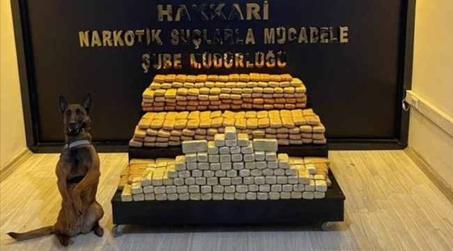 Hakkari'de uyuşturucu operasyonu