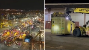 Mersin Limanında kaçak ilaç operasyonu