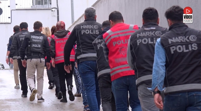 Ünlülere uyuşturucu operasyonu: 23 gözaltı