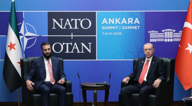 Erdoğan, Suriye Cumhur Başkanı Şara ile görüştü